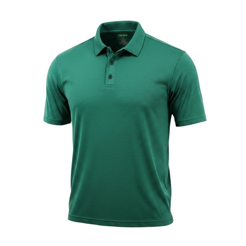 Tek Gear Dry Tek Polo Shirt Men's XXL Green Golf Athletic Short Sleeve
